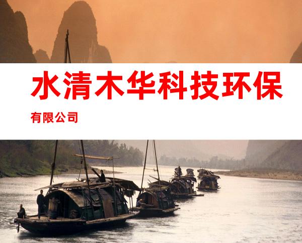 水清木华科技环保有限公司